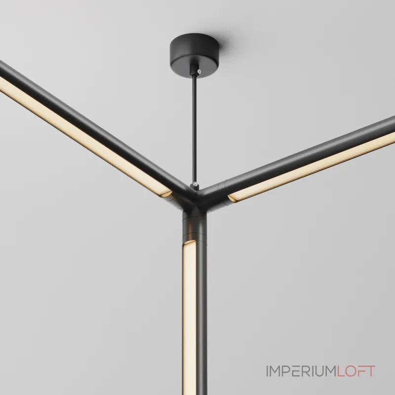 T-образный вертикальный коннектор для системы Shelf с вводом питания Maytoni Shelf CA016TC-P-B