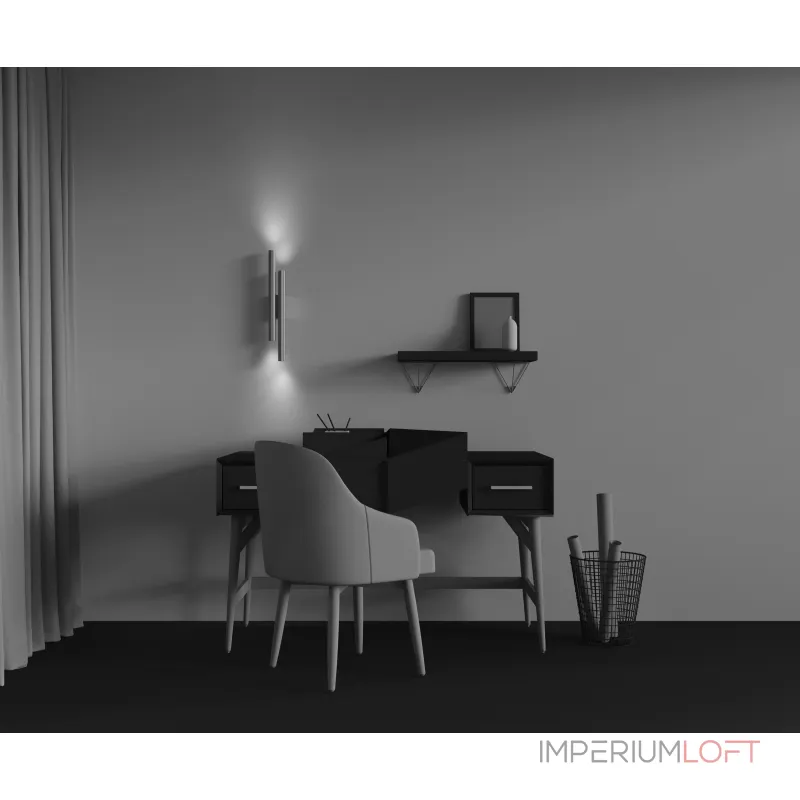 Настенный светильник (бра) Maytoni Calipso C082WL-24W2.7K-BS