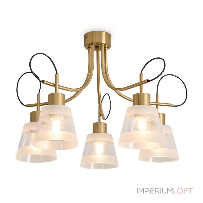 Люстра на штанге Freya Карамель / Caramel FR5522PL-05BS Люстра на штанге Freya Карамель / Caramel FR5522PL-05BS