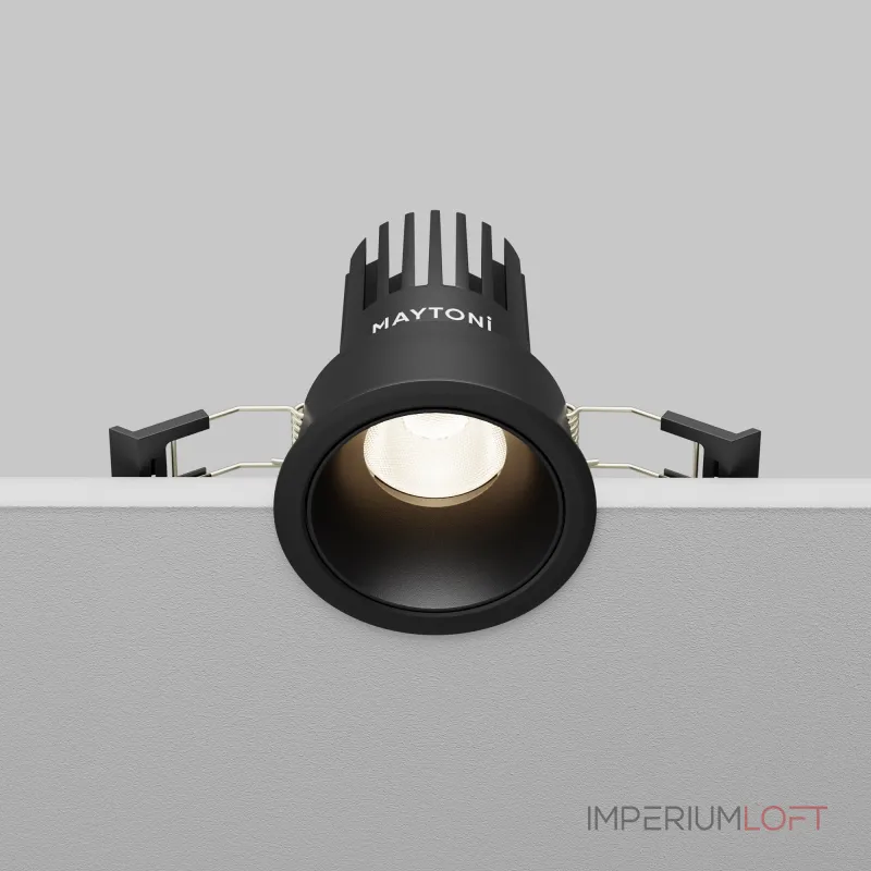 Встраиваемый светильник Maytoni Dip DL115-10W-4K-B от ImperiumLoft