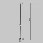 Тросовый подвес для шинопровода Elasity Maytoni ELASITY TRA160SW-2B от ImperiumLoft