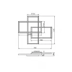 Потолочный светильник Maytoni Modern MOD015CL-L80WK