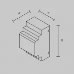 Блок питания PSL016 24В 60Вт IP20 Maytoni 821016 от ImperiumLoft