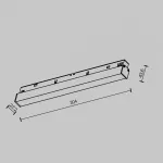 Трековый светильник Maytoni EXILITY TR030-2-12W2.7K-B от ImperiumLoft