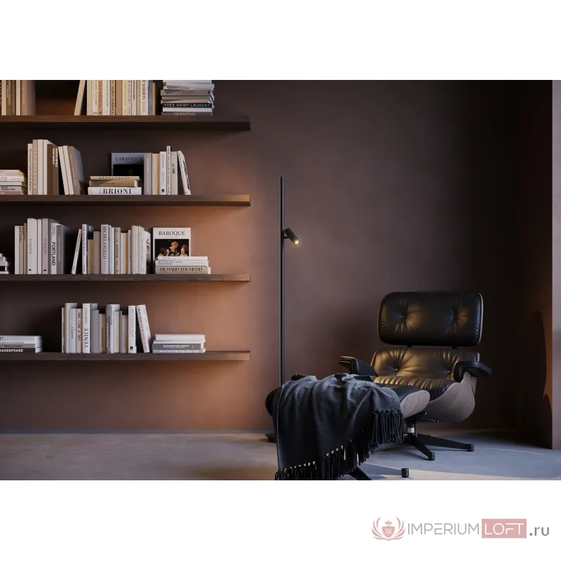 Напольный светильник (торшер) Maytoni Thin MOD395FL-L28B3K от ImperiumLoft