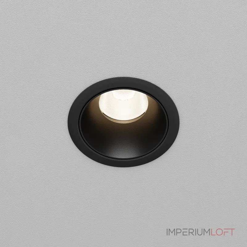 Встраиваемый светильник Maytoni Dip DL115-10W-4K-B от ImperiumLoft