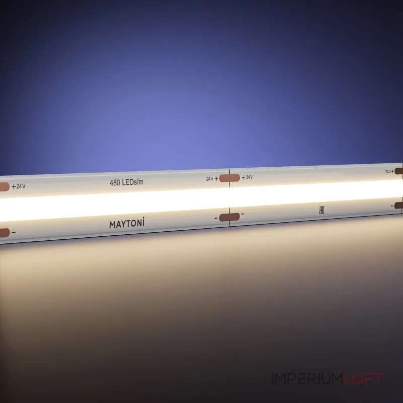 Светодиодная лента 24В 15Вт/м 3000K 5м IP 20 Maytoni Ultra 201224 Светодиодная лента 24В 15Вт/м 3000K 5м IP 20 Maytoni Ultra 201224