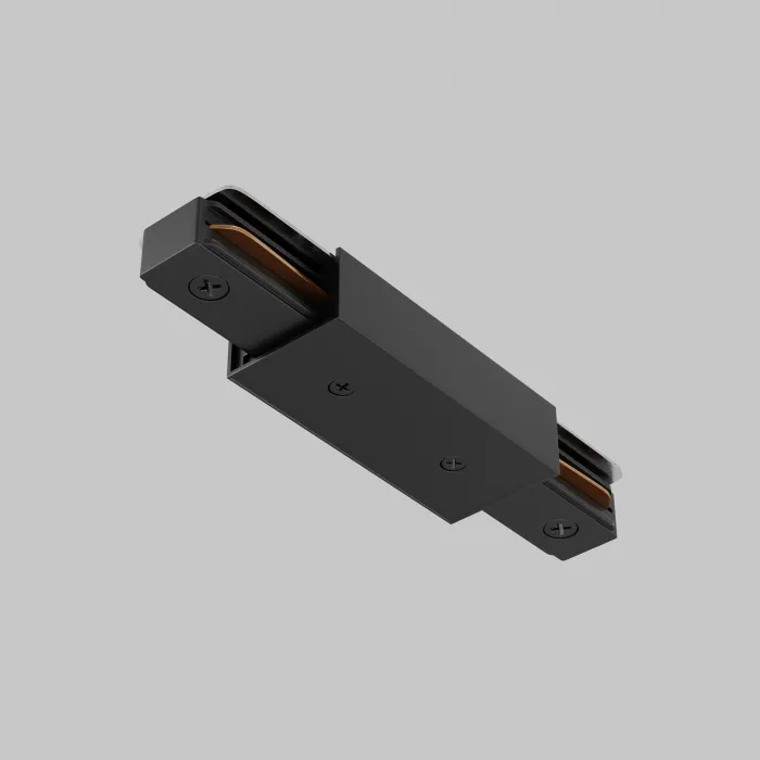 Прямой коннектор питания с вводом питания Unity черный Maytoni UNITY TRA001CB-11B от ImperiumLoft