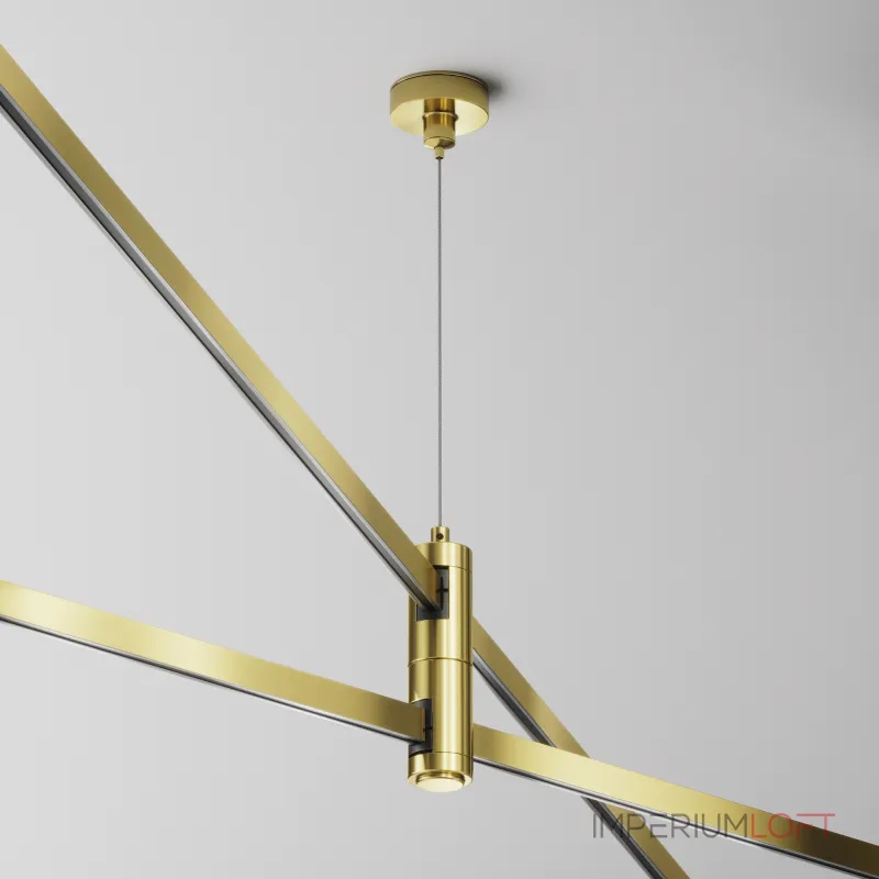 Подвес тросовый Hang двойной Flarity латунь Maytoni FLARITY TRA157SW-D1-BS