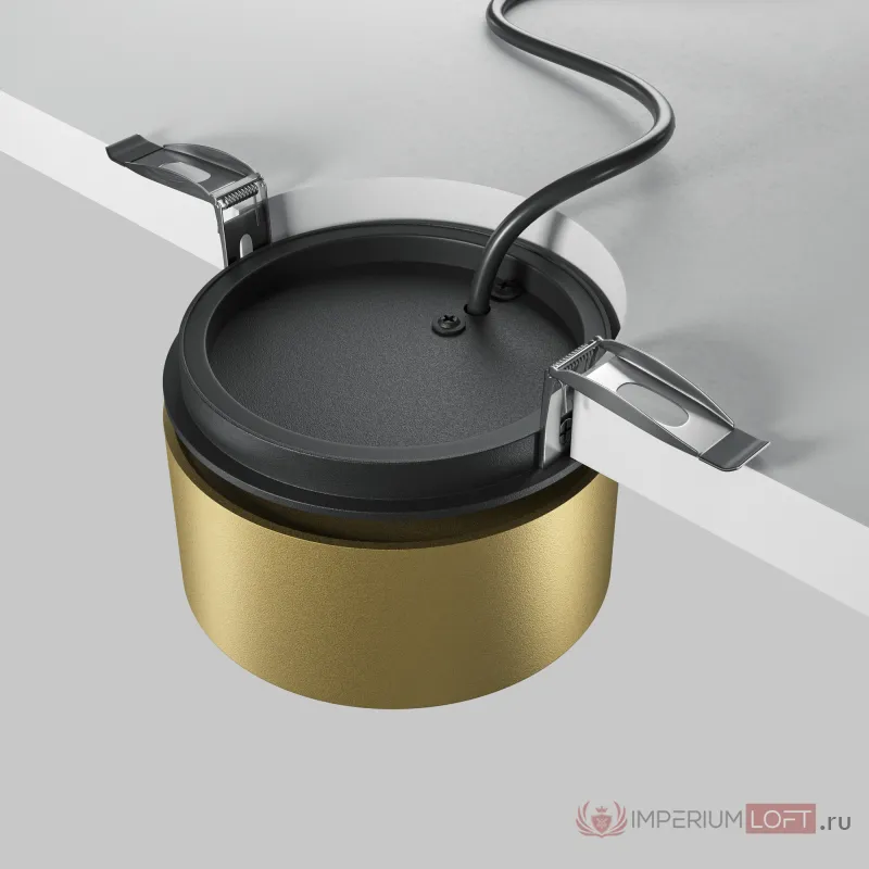 Встраиваемый светильник Maytoni Downlight DL024-12W3K-BMG от ImperiumLoft