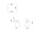Настенный светильник Freya Шплфей / Sage FR5261WL-01GB