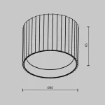 Потолочный светильник Maytoni Ceiling Calipso C106CL-GX53-W