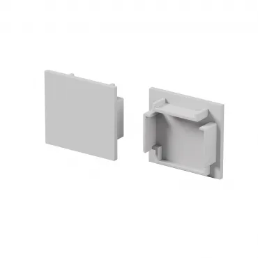 Комплект заглушек (для профиля 25×22) 2 шт., ALM-2522-S-EC Maytoni 642065 Комплект заглушек (для профиля 25×22) 2 шт., ALM-2522-S-EC Maytoni 642065