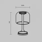 Настольный светильник Maytoni Modern MOD286TL-L18G3K от ImperiumLoft