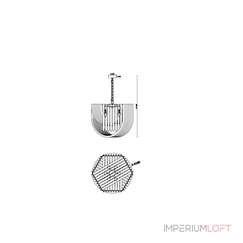Подвесная люстра Freya Crystal FR5182PL-06FG