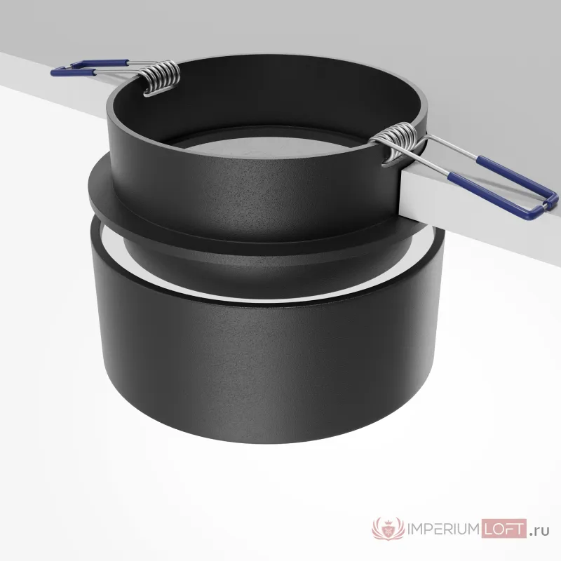 Встраиваемый светильник Maytoni Downlight DL062-GU10-B от ImperiumLoft