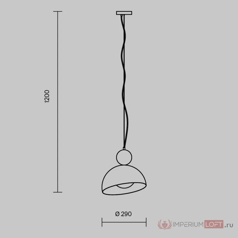 Подвесной светильник Freya Modern FR5439PL-01W от ImperiumLoft