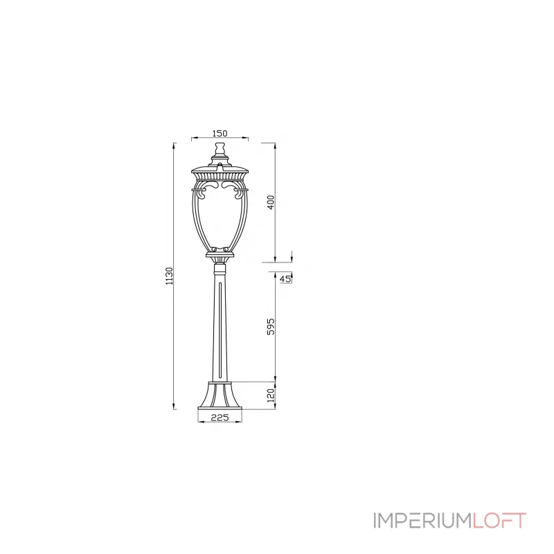 Ландшафтный светильник Fleur O414FL-01GB1