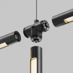 T-образный плоский коннектор для системы Shelf без ввода питания Maytoni Shelf CA015TC-B