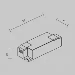 Источник тока 54В 25 Вт 700А Maytoni Zigbee 771004