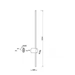 Бра Maytoni Light stick MOD237WL-L11BS3K