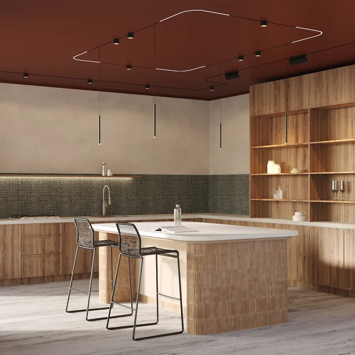 Трековый светильник Maytoni LEVITY TR186-1-8W2.7K-B от ImperiumLoft