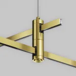 Подвес тросовый Hang двойной Flarity латунь Maytoni FLARITY TRA157SW-D1-BS
