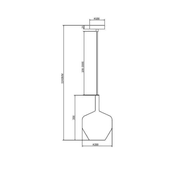 Подвесной светильник Duality MOD271PL-01B5 от ImperiumLoft