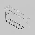 Уличный трековый светильник Points Elasity IP Maytoni O-TR01-2-S-10WW3K Уличный трековый светильник Points Elasity IP Maytoni O-TR01-2-S-10WW3K