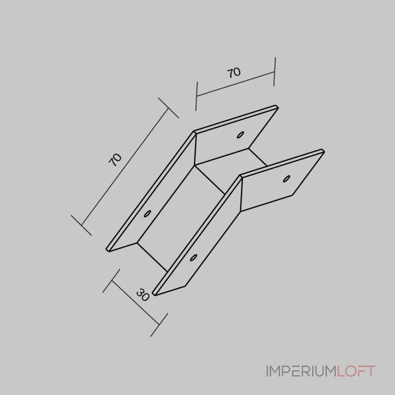 Коннектор внешний для профиля Maytoni Elasity IP O-TR001-OC