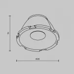Линза для Alfa LED 28° Maytoni Downlight LensCD28-15