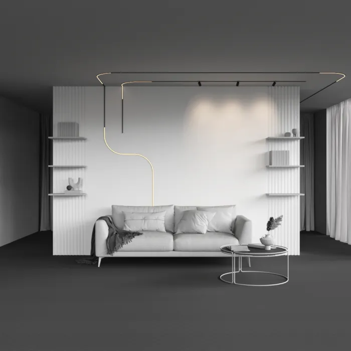 Трековый светильник Maytoni LEVITY TR186-1-8W2.7K-B от ImperiumLoft