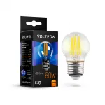 Светодиодная лампа Crystal Globe 6W 2800K E27 Voltega Crystal 7023