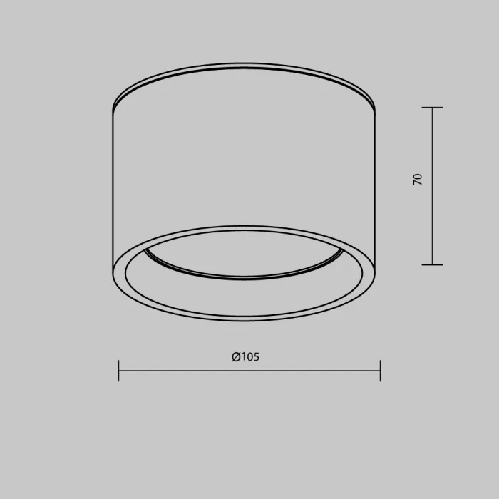 Потолочный светильник Maytoni Ceiling C090CL-10W3K-B от ImperiumLoft