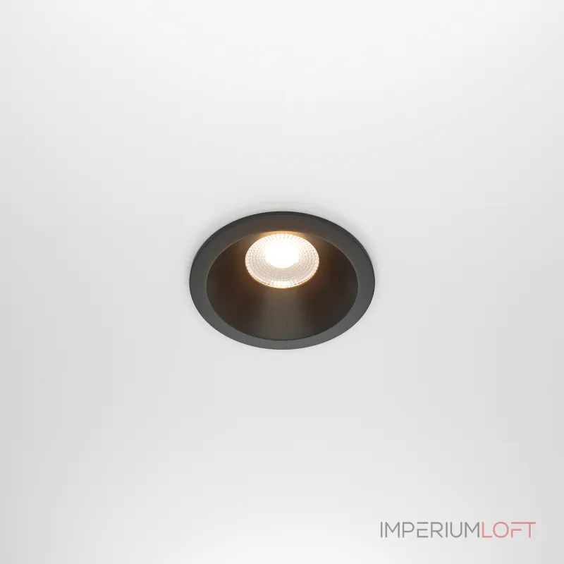 Встраиваемый светильник Maytoni Downlight DL034-01-12W2.7K-B