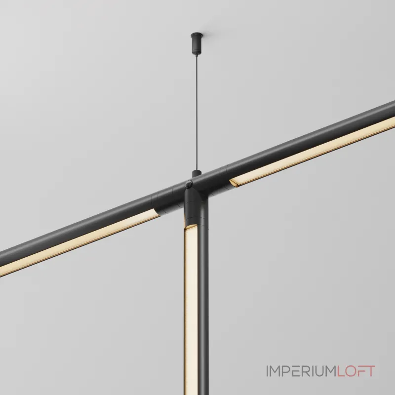 T-образный плоский коннектор для системы Shelf без ввода питания Maytoni Shelf CA015TC-B