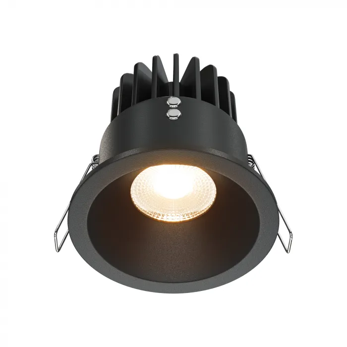 Встраиваемый светильник Maytoni Downlight DL034-01-12W2.7K-B от ImperiumLoft