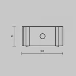 Комплект креплений (для профиля 35×35) 4 шт., ALM-3535A-MT Maytoni 642032 от ImperiumLoft