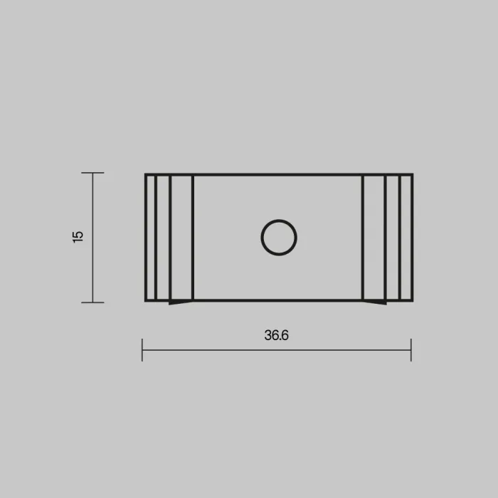Комплект креплений (для профиля 35×35) 4 шт., ALM-3535A-MT Maytoni 642032 от ImperiumLoft