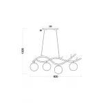 Подвесной светильник Freya Modern FR8015PL-04BS от ImperiumLoft
