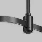 Радиусный коннектор для шинопровода черный Maytoni Flarity TRX154-RC80-B