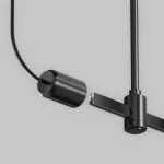 Ввод питания боковой Flarity черный Maytoni FLARITY TRA154C-SB1-B