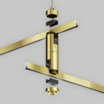 Подвес тросовый Hang двойной Flarity латунь Maytoni FLARITY TRA157SW-D1-BS