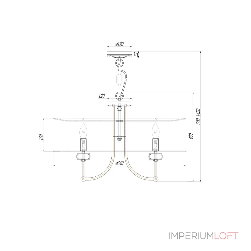 Подвесная люстра Maytoni ARM006PL-08G
