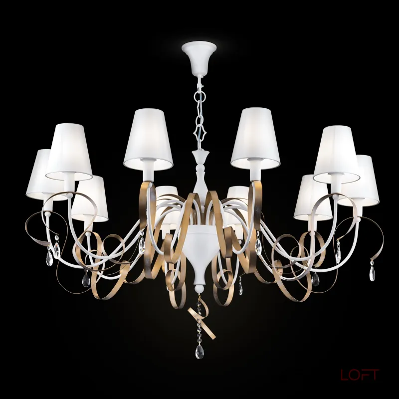 Подвесная люстра Maytoni Intreccio ARM010-10-W 