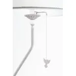 Торшер с полкой Maytoni Bouquet ARM023-FL-01-S Цвет арматуры серый Цвет плафонов белый
