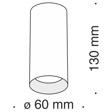 Потолочный светильник Technical C010CL-01MG