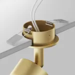 Спот Maytoni Focus C018CL-01MG Цвет арматуры латунь Цвет плафонов латунь