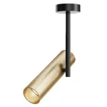 Спот Maytoni Elti C020CL-01GB Цвет арматуры черный Цвет плафонов золото