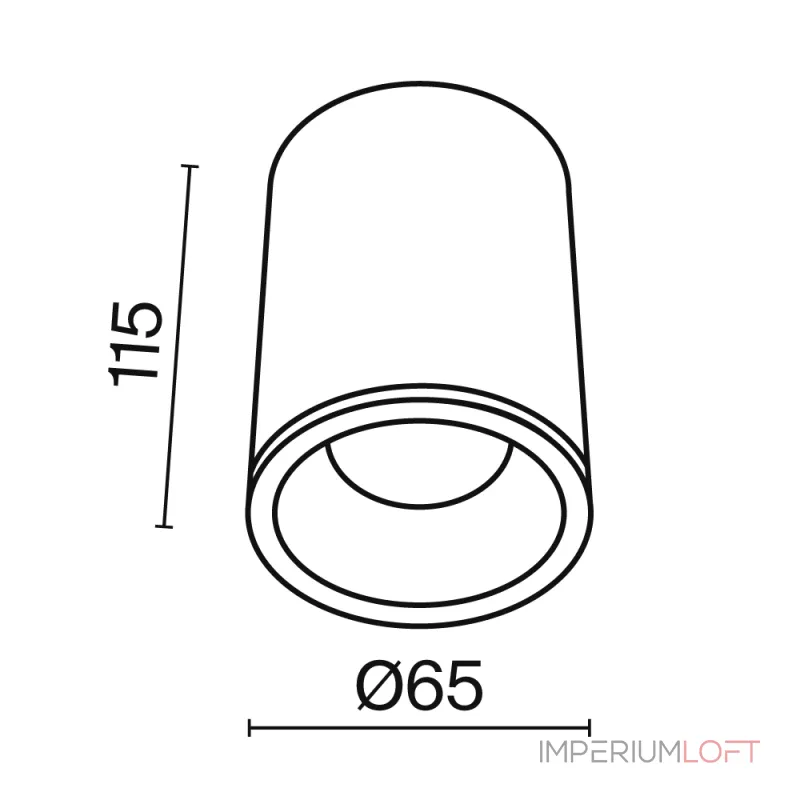 Накладной светильник Maytoni Zoom C029CL-01-S-B